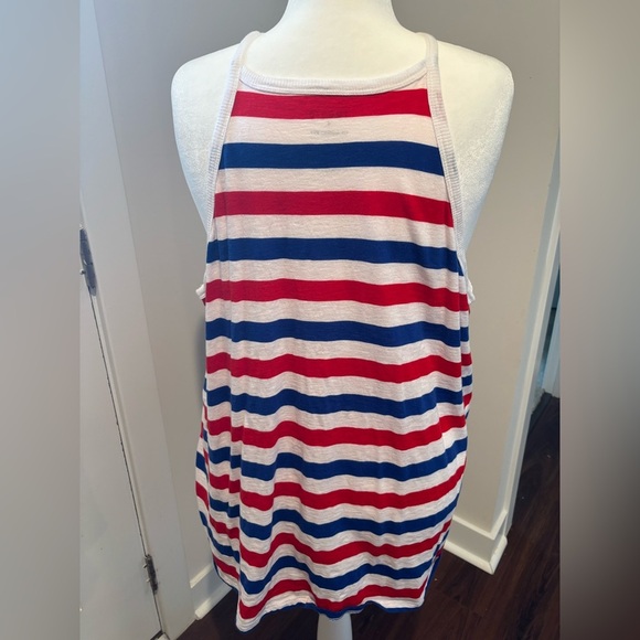 Torrid Classic Fit Halter Top in Red, White, and Blue - Picture 4 of 4